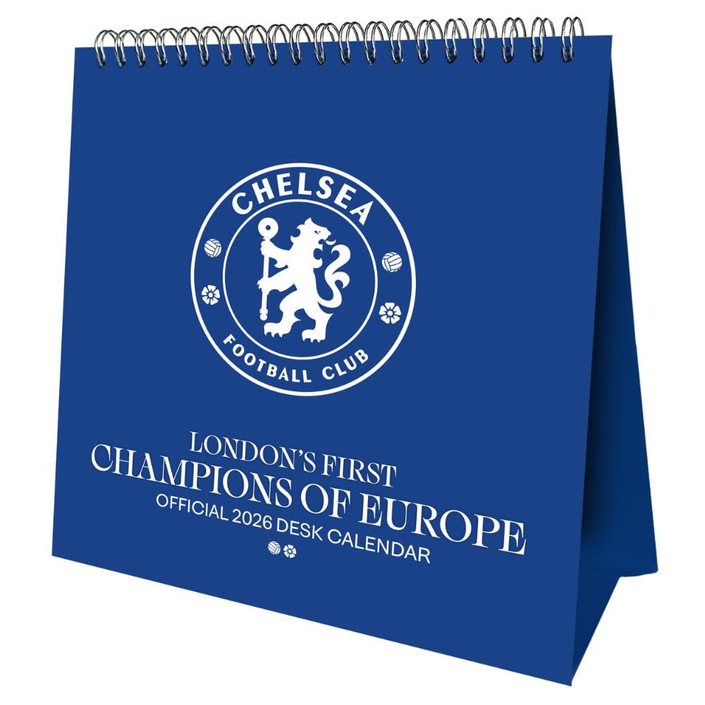 Chelsea FC Desktop Calendar 2026