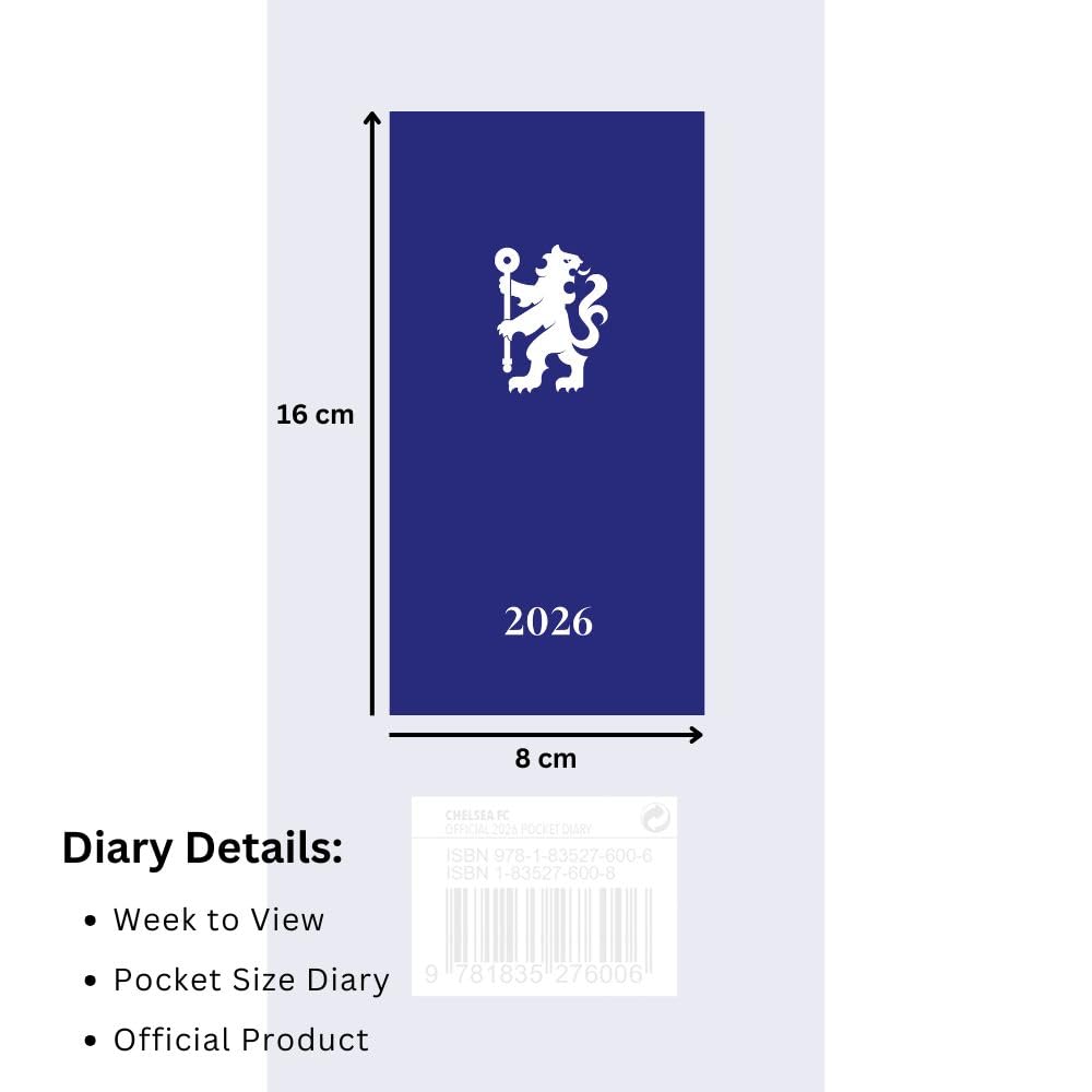 Chelsea FC Slim Diary 2026