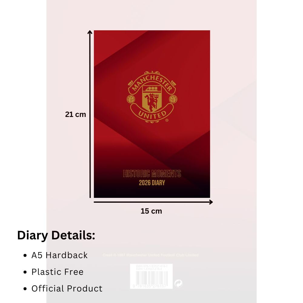 Manchester United FC A5 Diary 2026