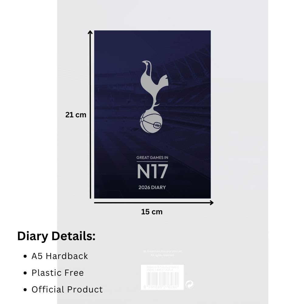 Tottenham Hotspur FC A5 Diary 2026