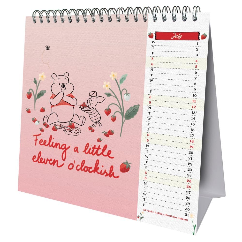 Winnie The Pooh Desktop Calendar 2026