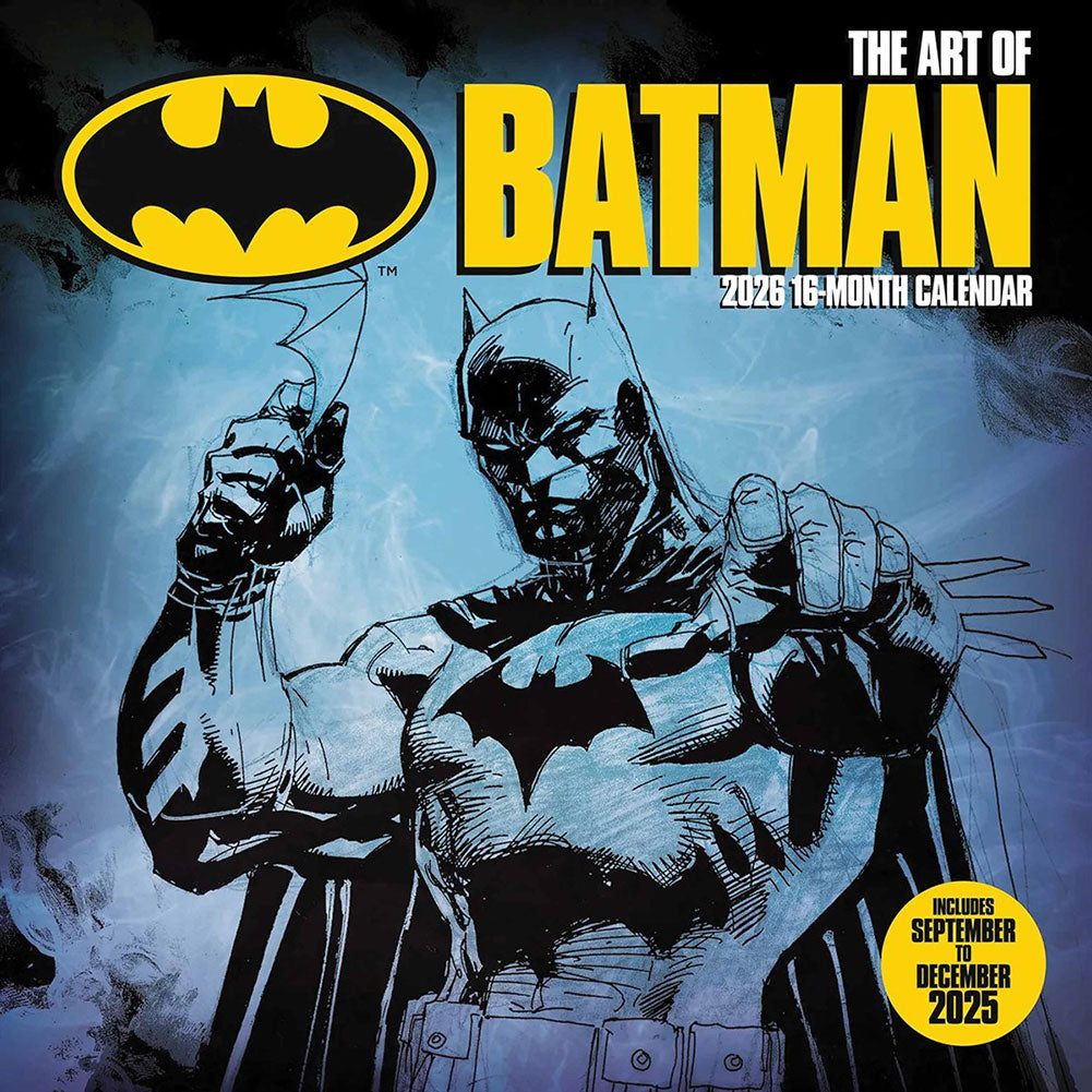 Batman Square Calendar 2026