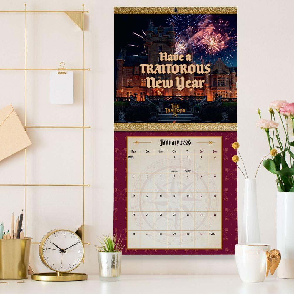 The Traitors Square Calendar 2026
