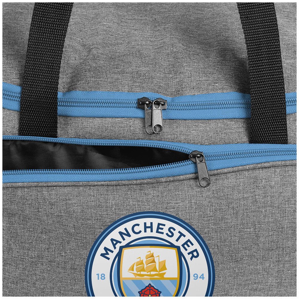 Manchester City FC Heather Grey Holdall