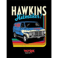 Stranger Things Hawkins Hitmakers Framed Picture 16 x 12