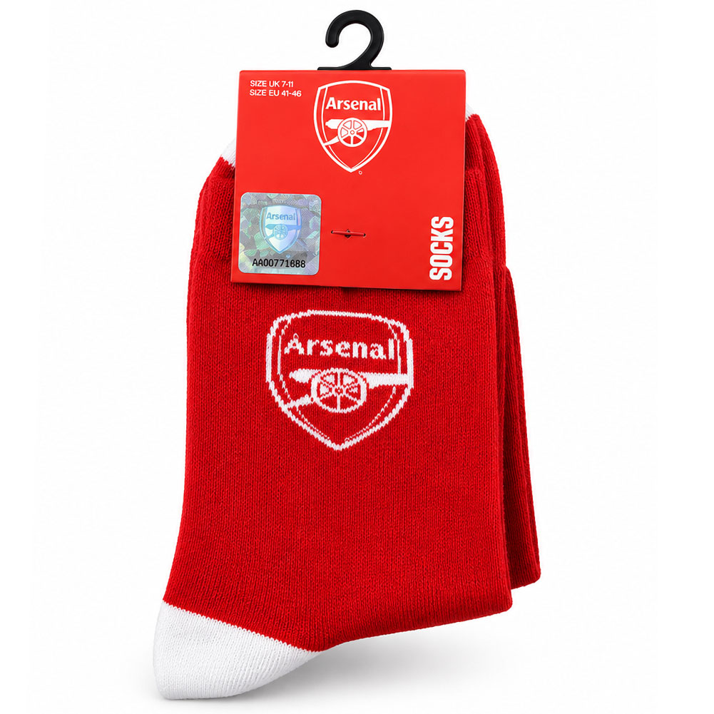 Arsenal FC 3pk Adults Fashion Socks 7-11