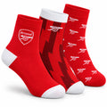 Arsenal FC 3pk Adults Fashion Socks 4-7