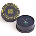 The Lord Of The Rings Leaf Of Lorien Necklace & Earrings Gift Box