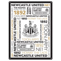 Newcastle United FC Large Montage Sign