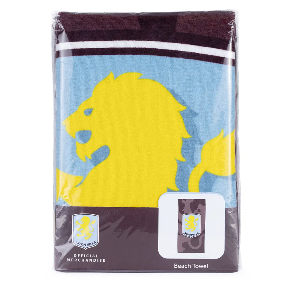 Aston Villa FC Shadow Crest Towel