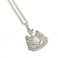 Newcastle United FC Silver Plated Pendant & Chain XL