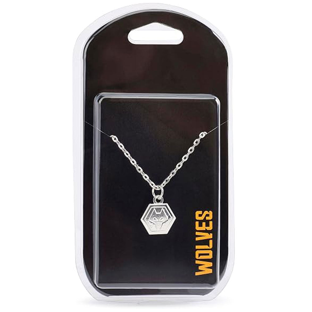 Wolverhampton Wanderers FC Silver Plated Pendant & Chain