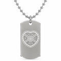 Hearts FC Engraved Dog Tag & Chain