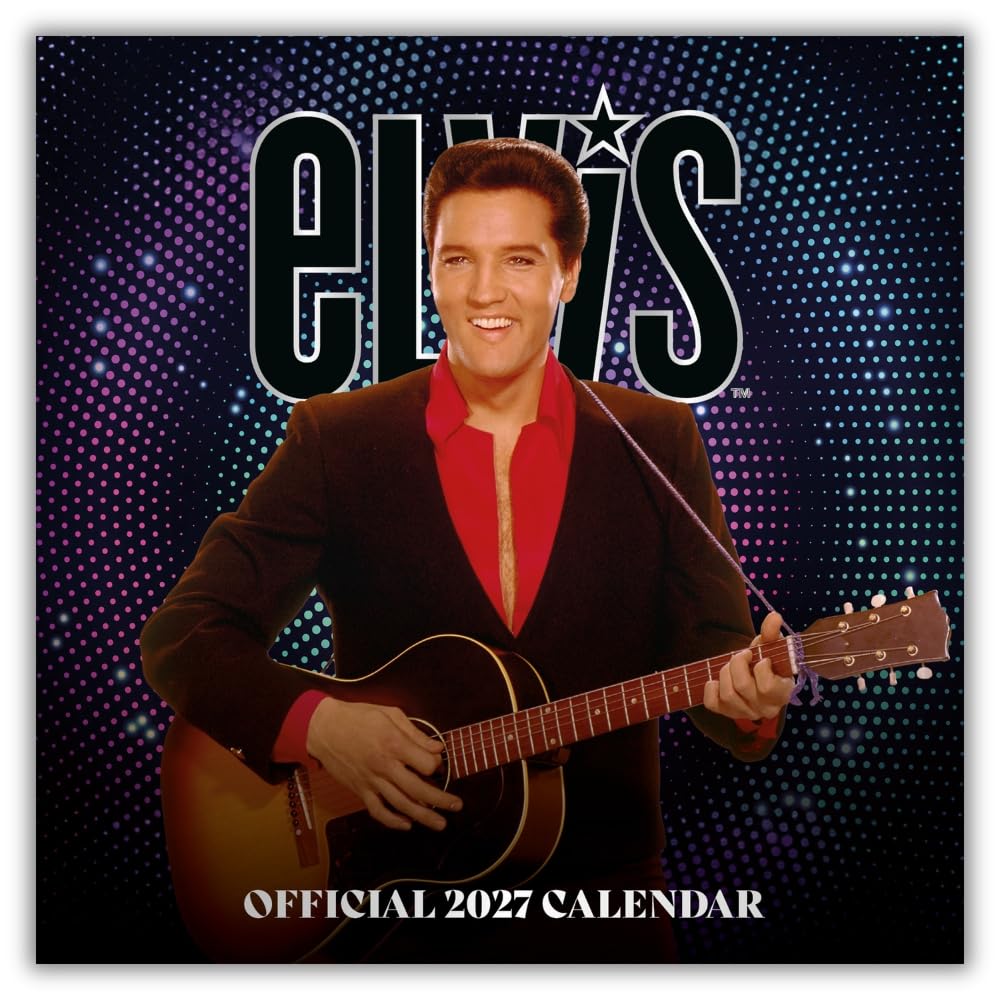 Elvis Square Calendar 2027