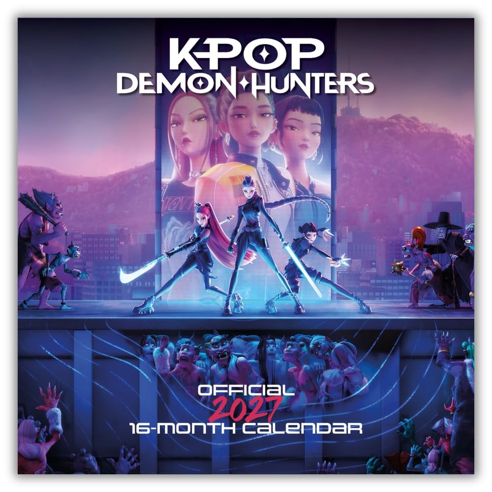 K-POP Demon Hunters Square Calendar 2027