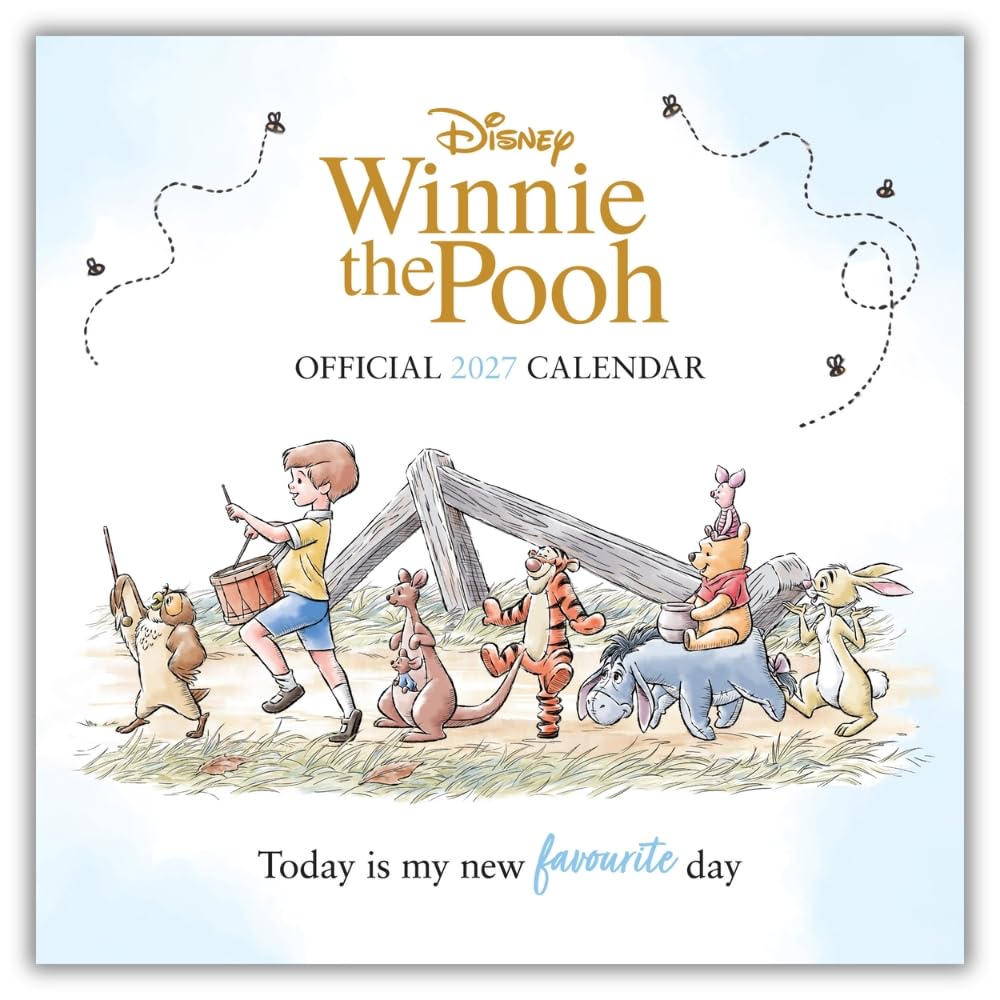Winnie The Pooh Square Calendar 2027