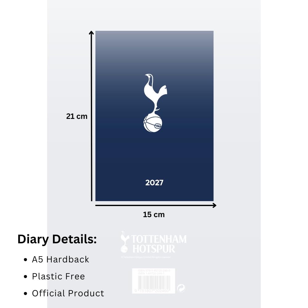 Tottenham Hotspur FC A5 Diary 2027