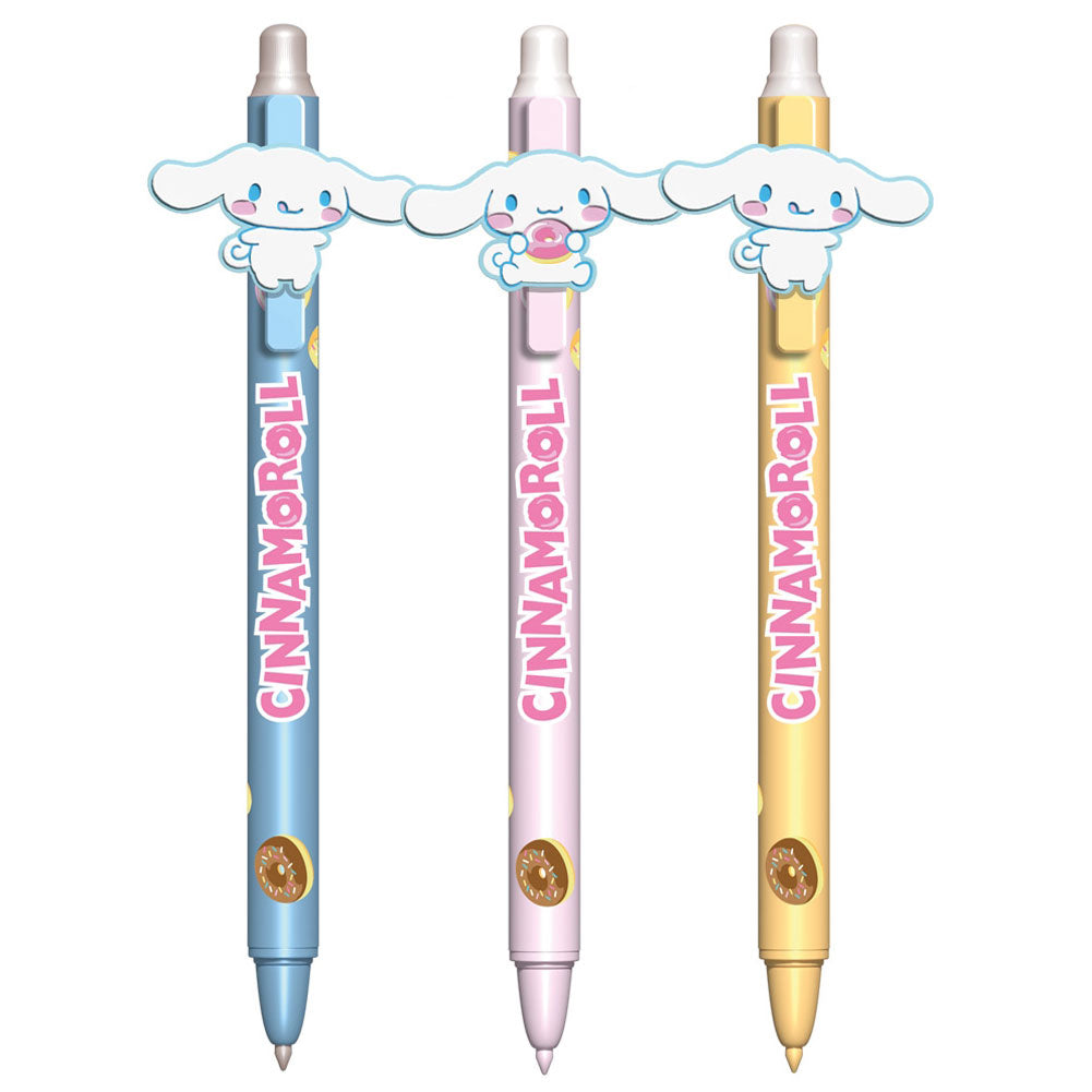 Cinnamoroll 3pk Erasable Gel Pen Set