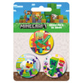 Minecraft 3 Button Badges