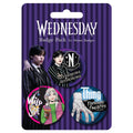 Wednesday 3 Button Badges