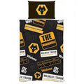Wolverhampton Wanderers FC Patch Single Duvet Set