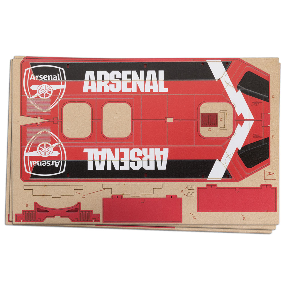Arsenal FC 3D Wooden Team Bus Puzzle