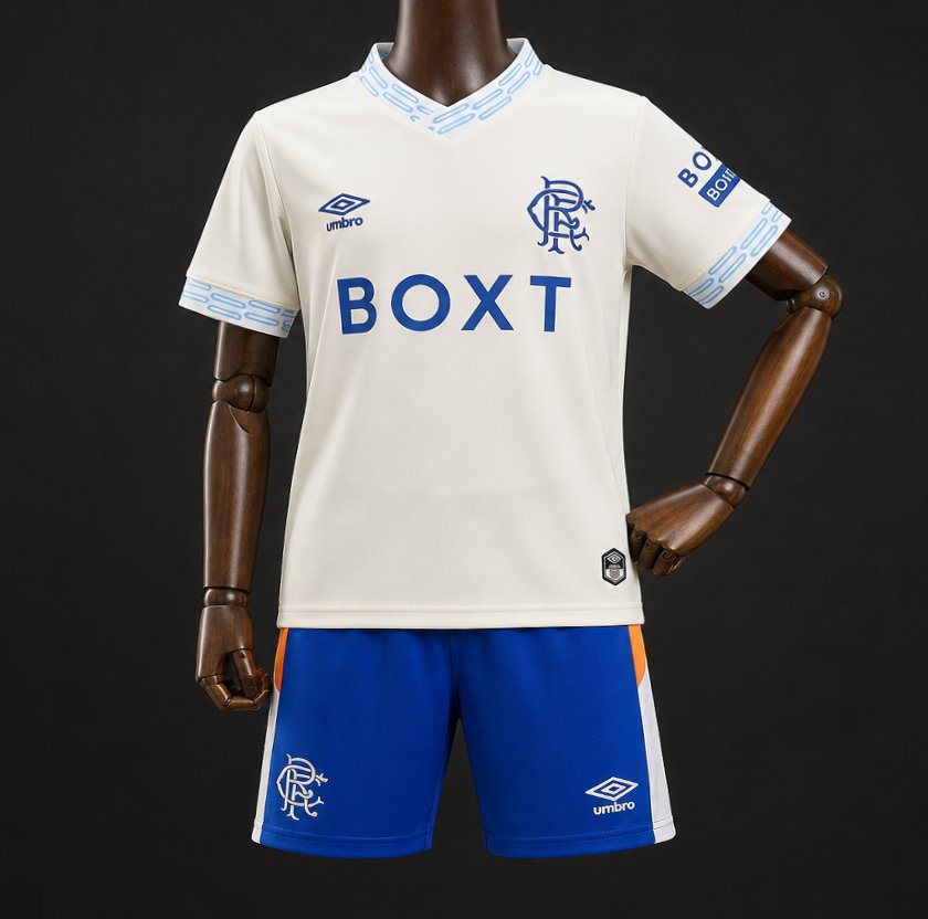 2026/27 Kids Glasgow Rangers Away Kit