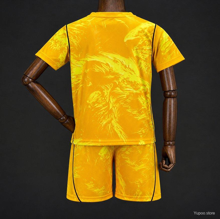 2026 Kids England Goalkeeper Yellow Jersey