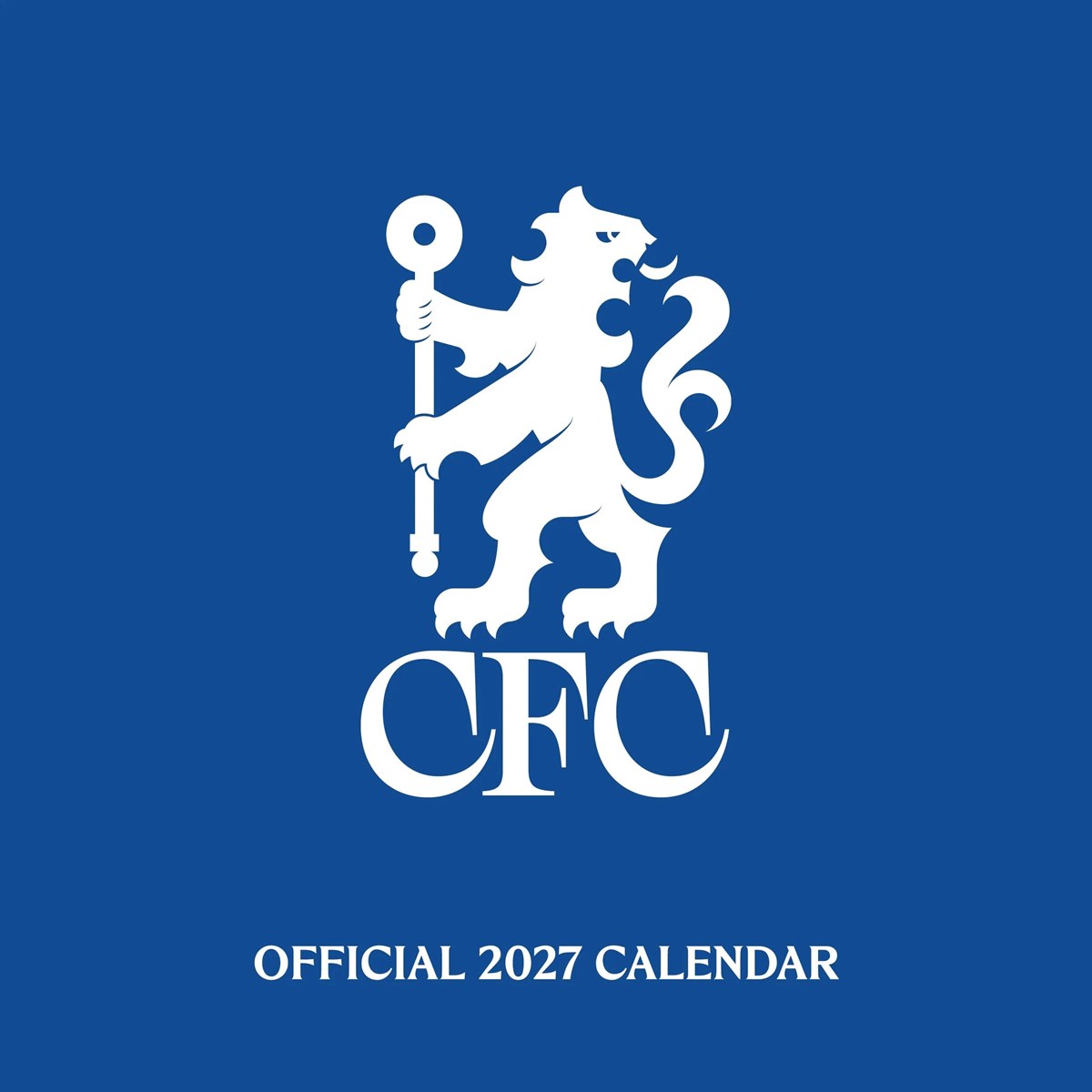 Chelsea FC Legends Square Calendar 2027