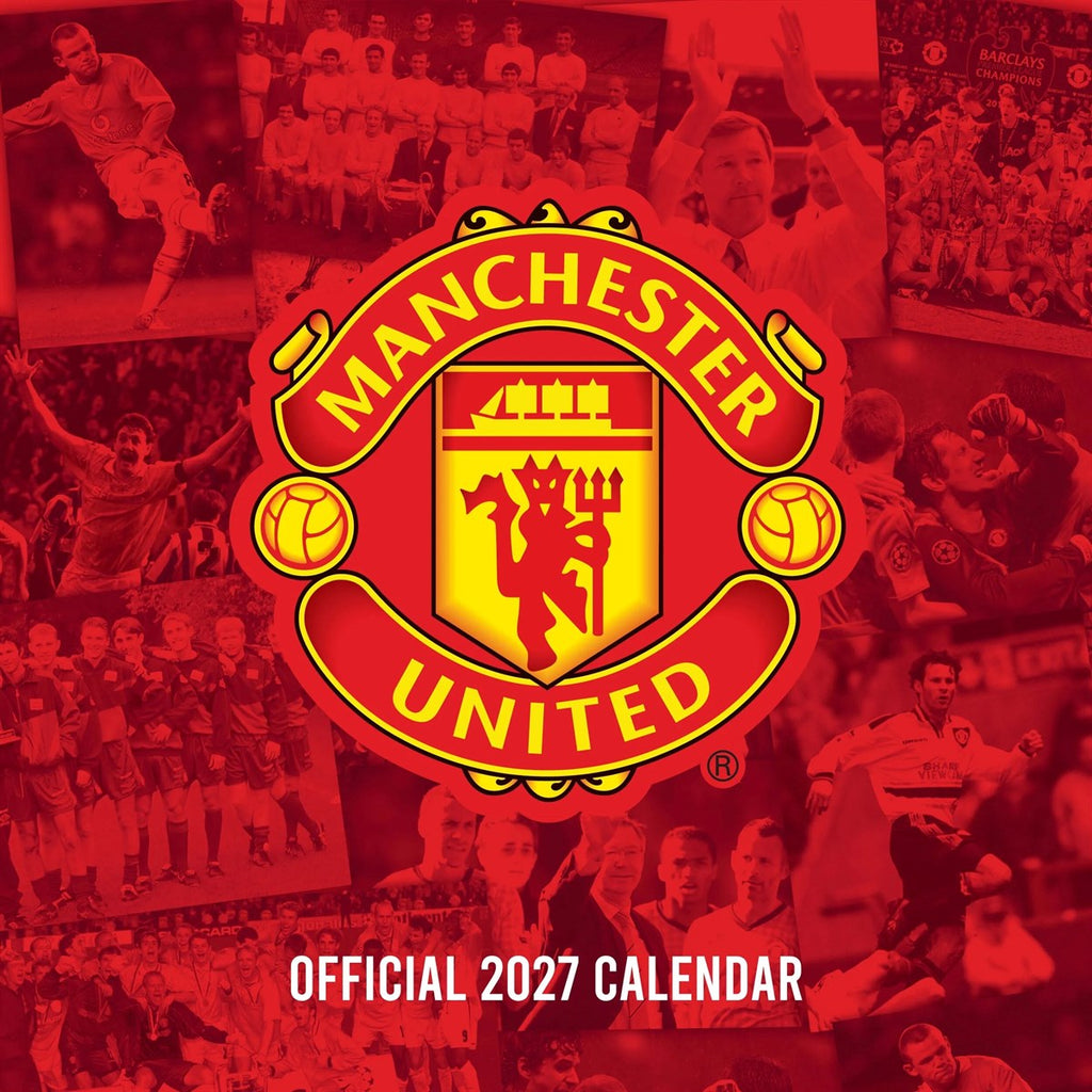 Manchester United FC Legends Square Calendar 2027